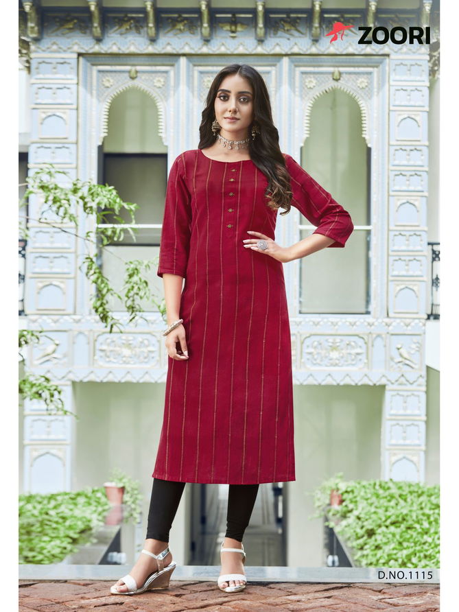 Zoori Akshara 17 Fancy Regular Wear Wholesale Designer Kurtis